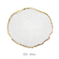 1PC Round Resin Agate Stone Nail Art Palette False Nail Tips Mixing Color Drawing Pallet Gel Polish Display Shelf Manicure Tool