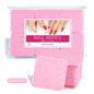 300pcs Cotton Gel Nail Polish Remover Wipes Nail Cleaning Pads Non Woven Lint-Free Nail Pads For Beauty Salon Nail Art Tool